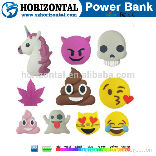 2016 Creative Design Beautiful Cute Emotion Emoji Power Bank 2600mAh For IPhone 7
